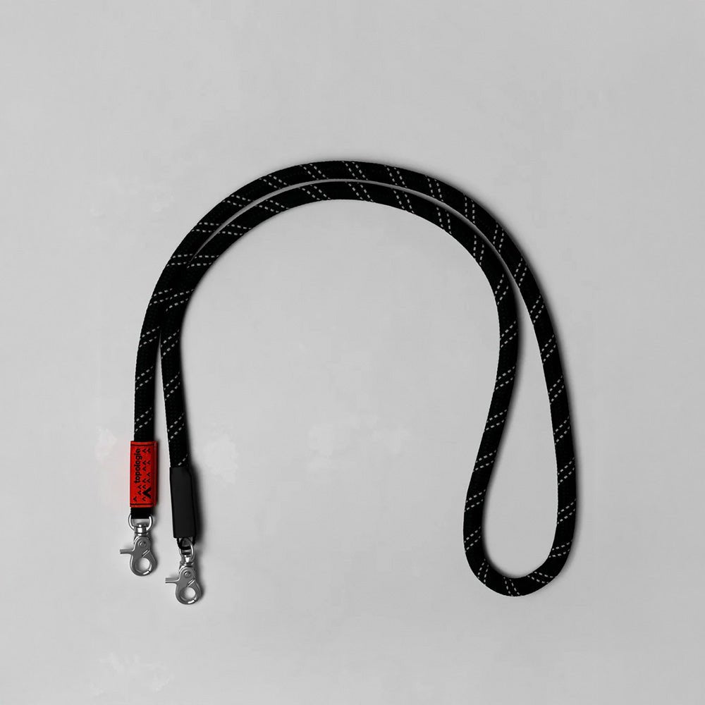 10mm Rope Black Reflective