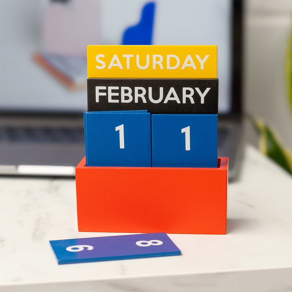 Calendario Perpetuo Pequeño Multicolor