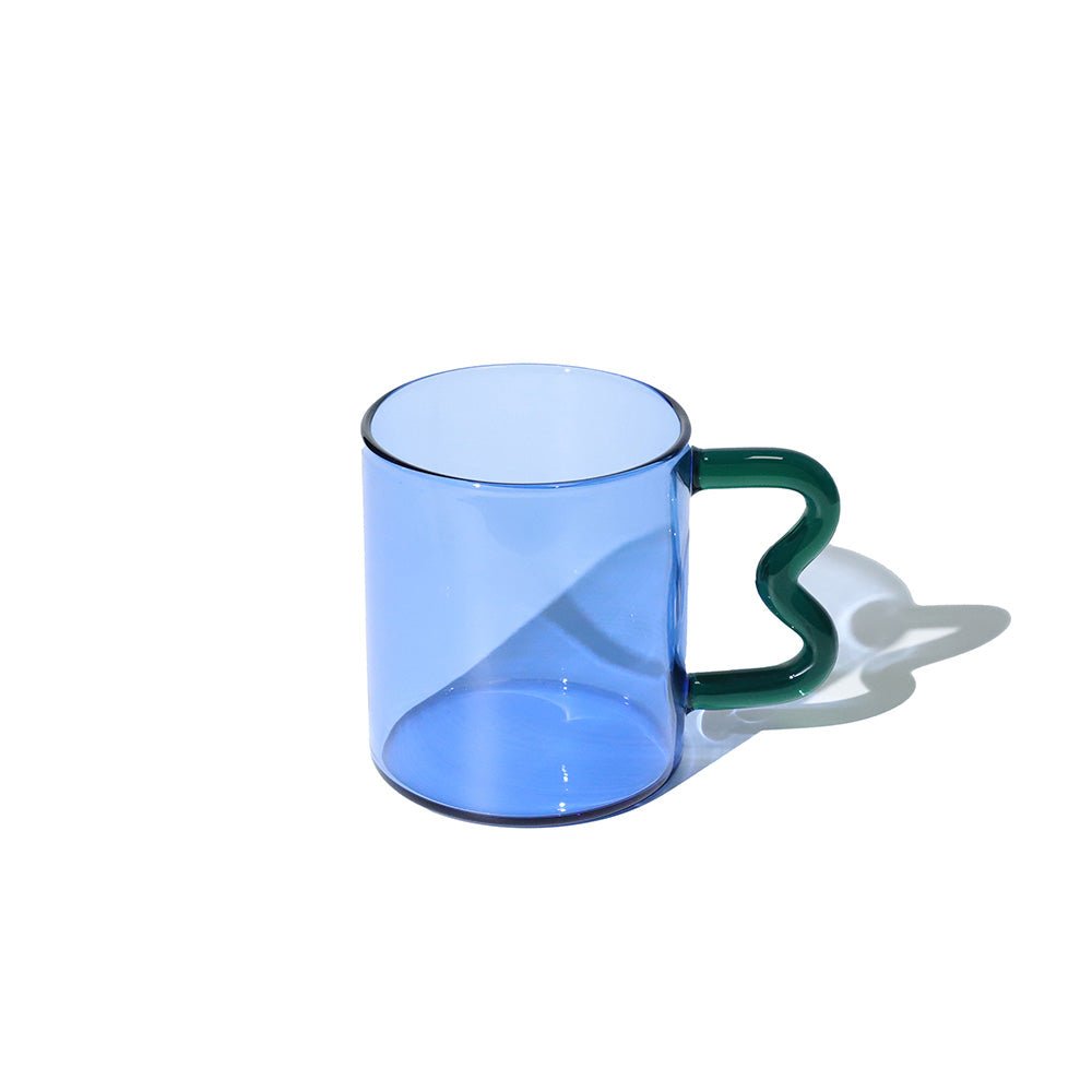 Taza Cristal Ola Zafiro