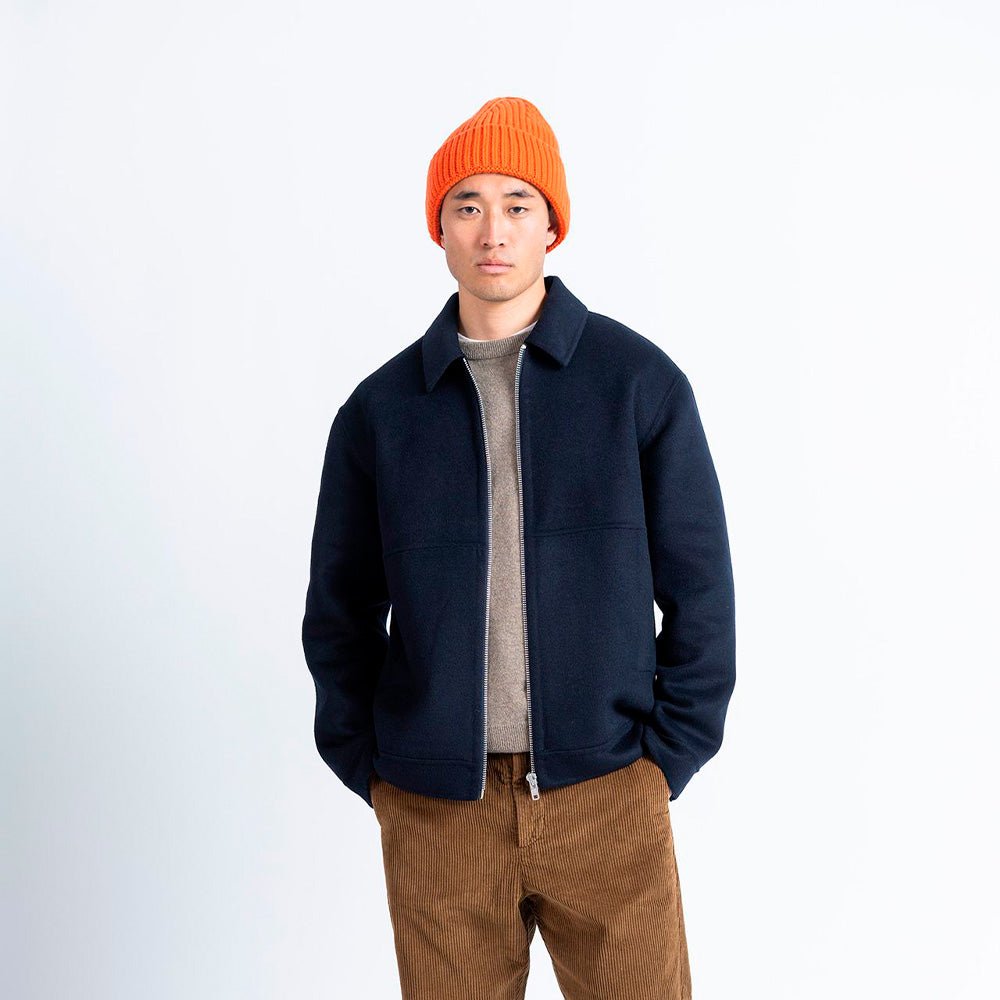 Bonnet en laine Burua Auw orange