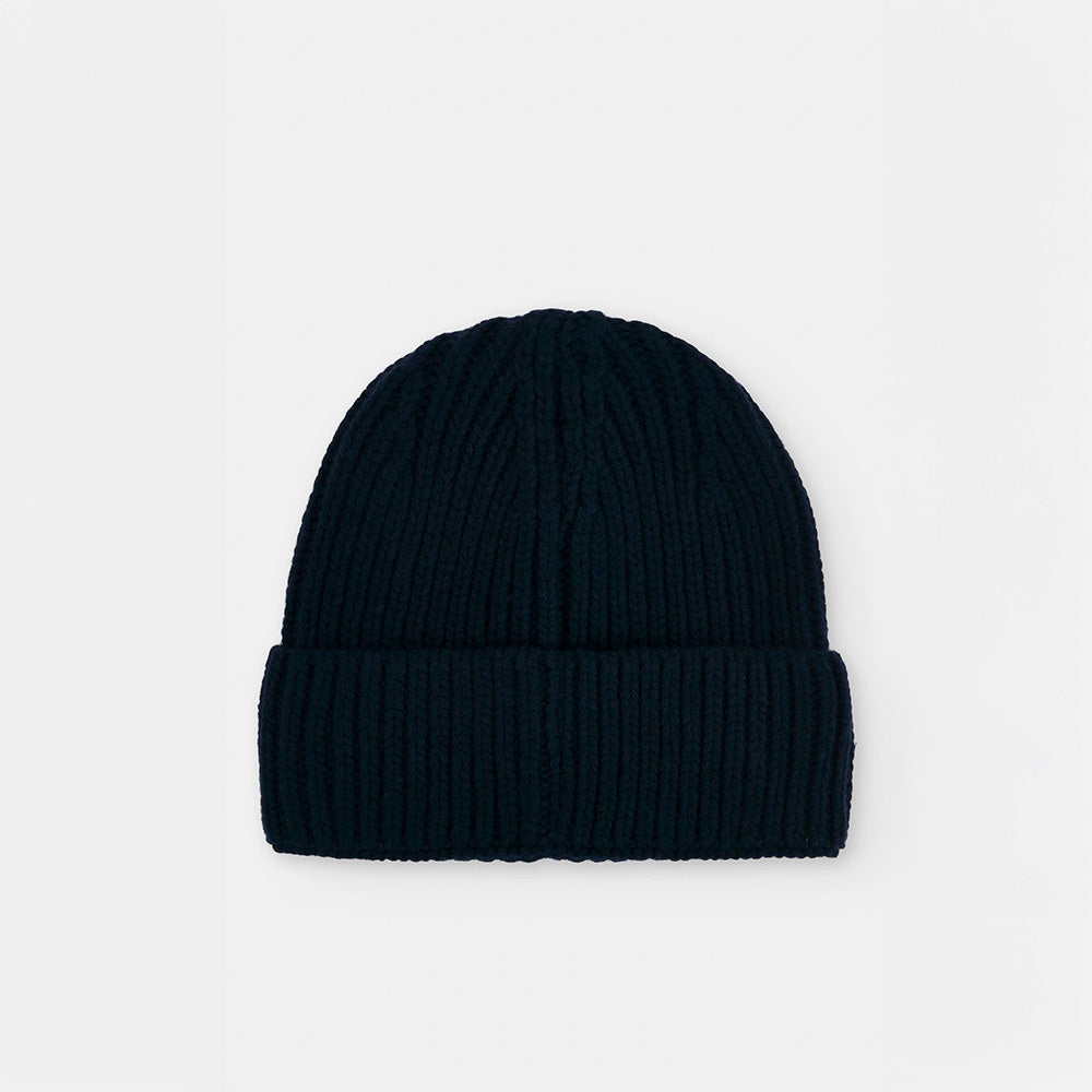 Burua Auw Navy Wool Beanie