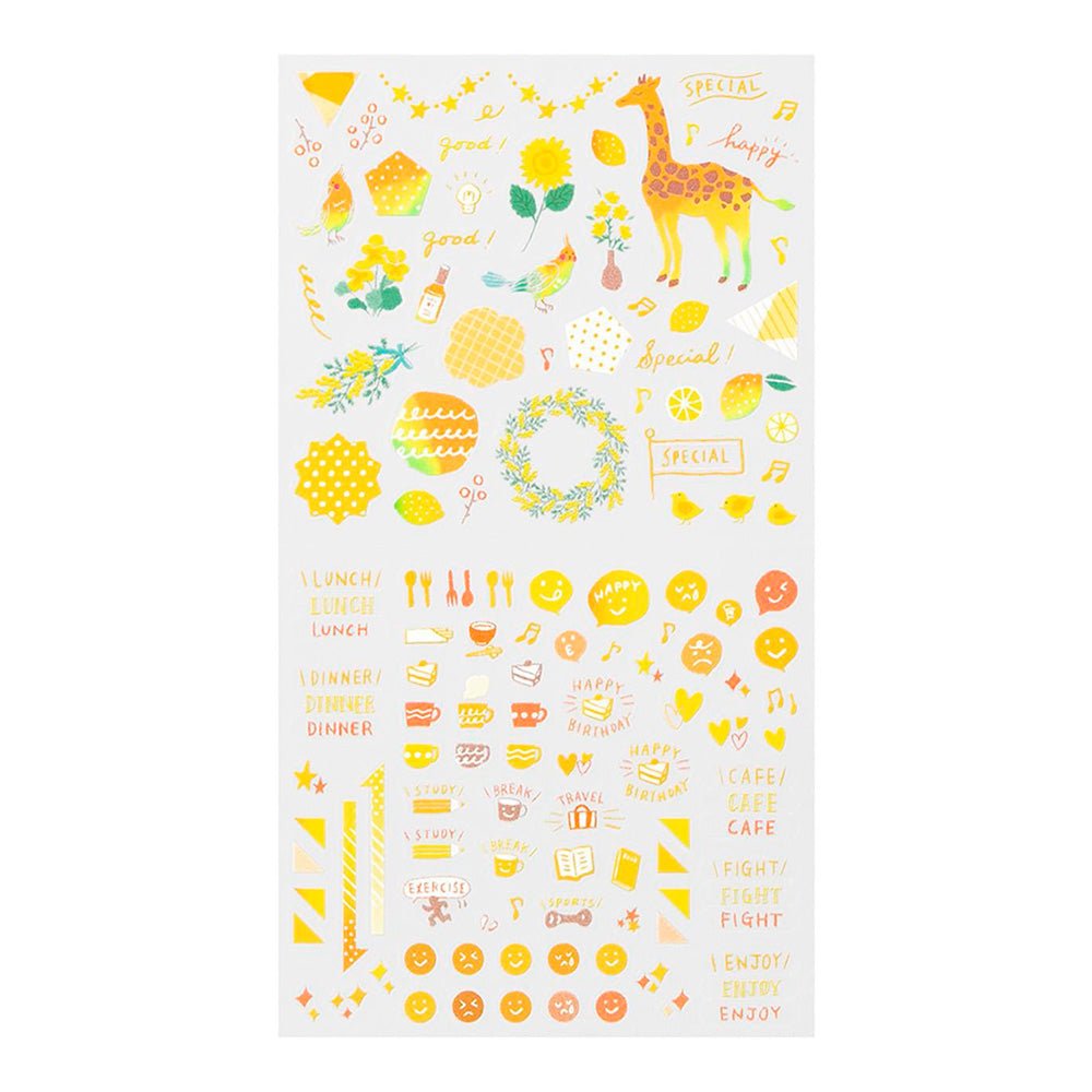 Autocollants 2559 Couleur Jaune
