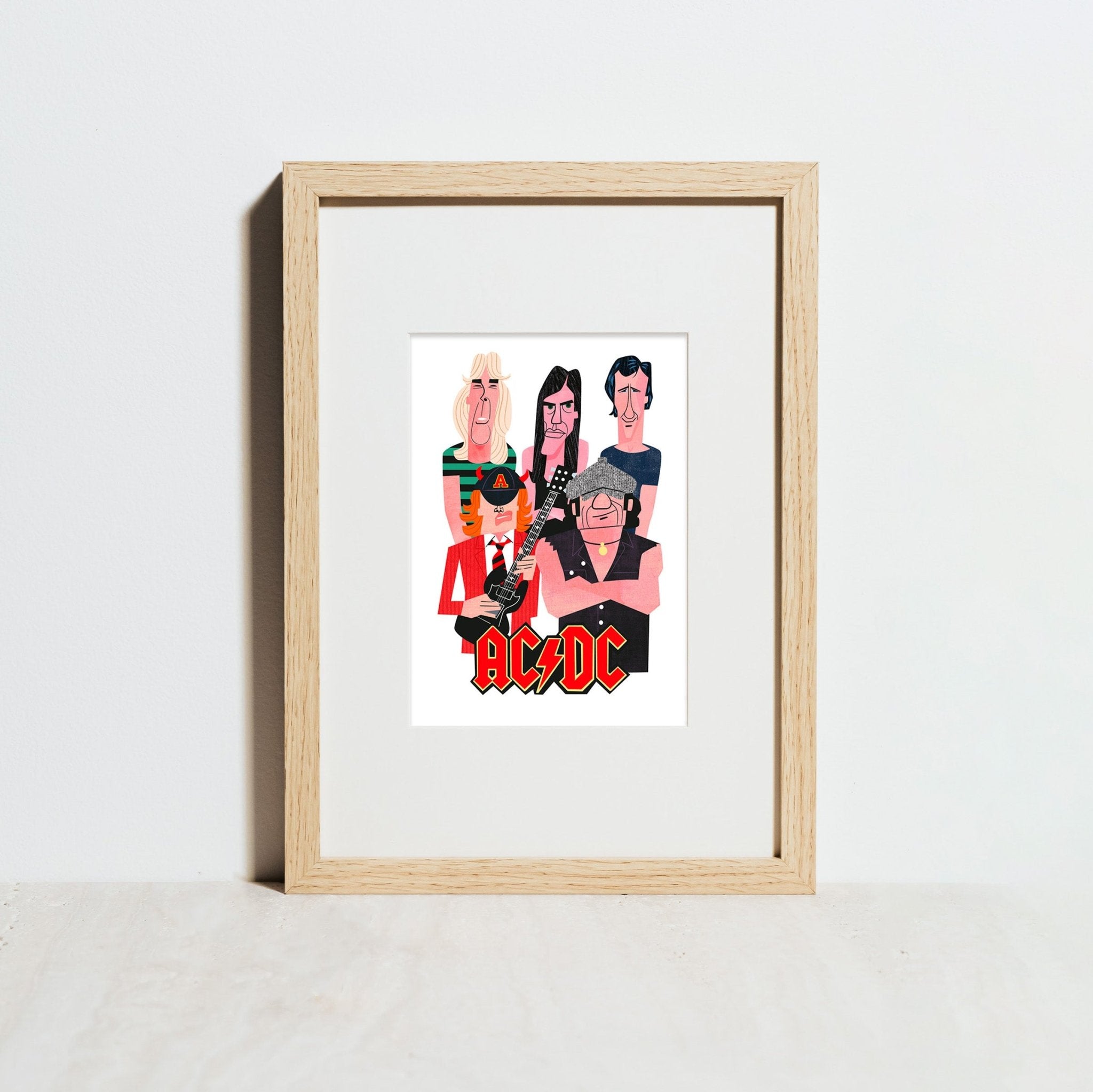 AC/DC Impresión Giclée