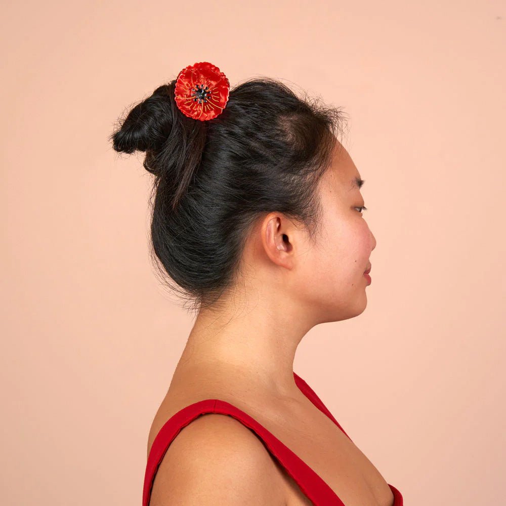 Hair Clip Poppy