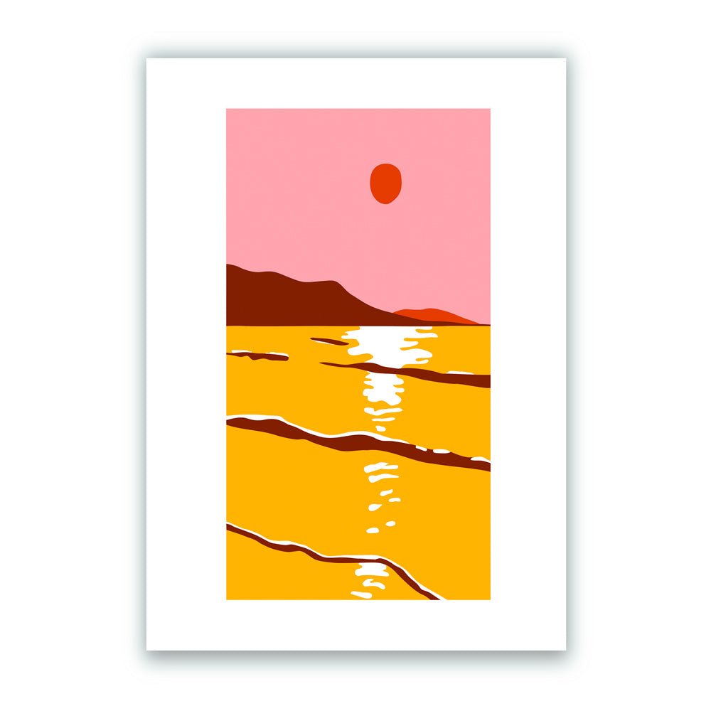 Sunset in Galicia Giclée Print