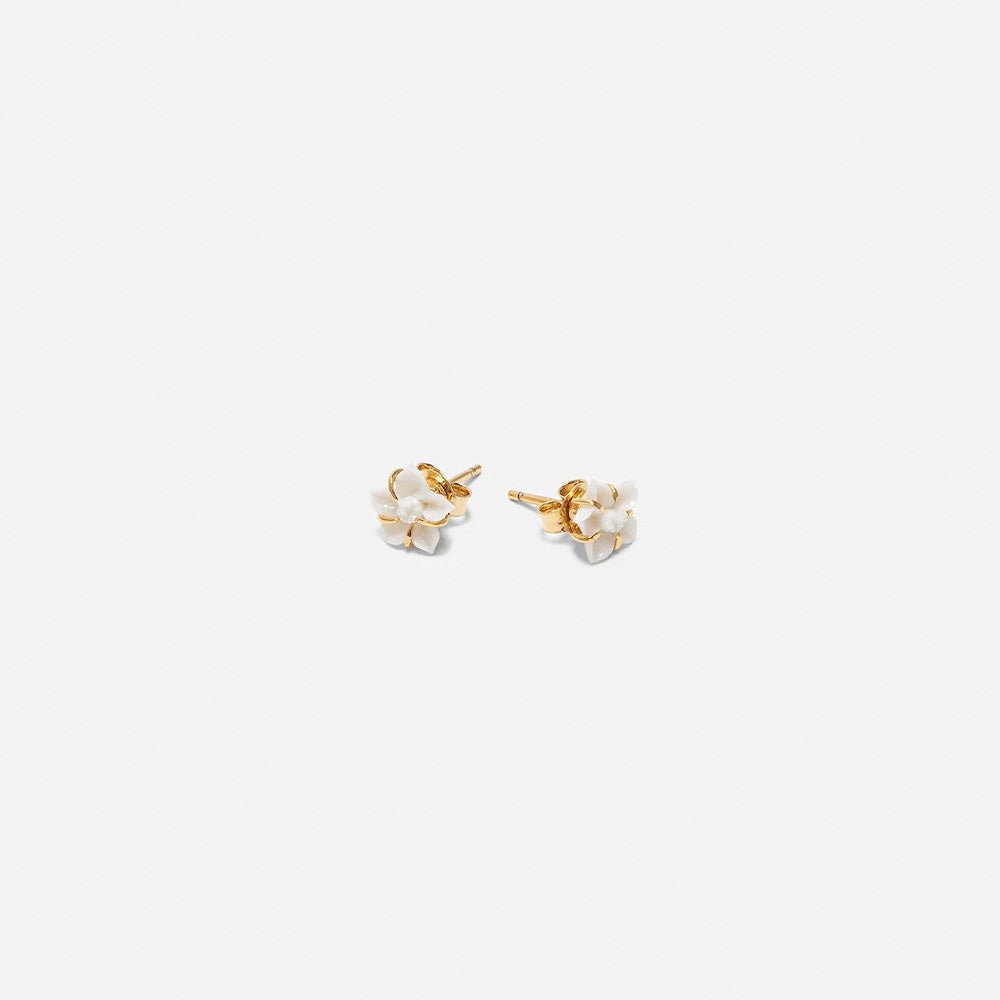 Pendientes Baby Petunia Blanco