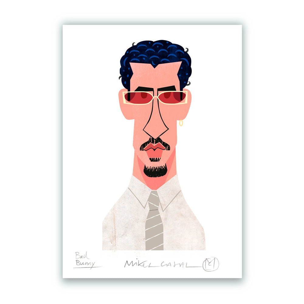 Bad Bunny Impresión Giclée