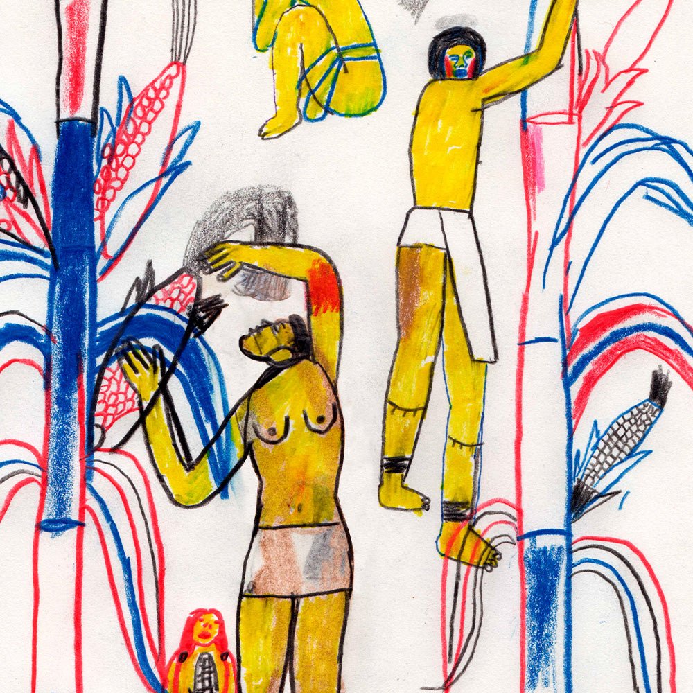 Récolte du Maïs Giclée Print