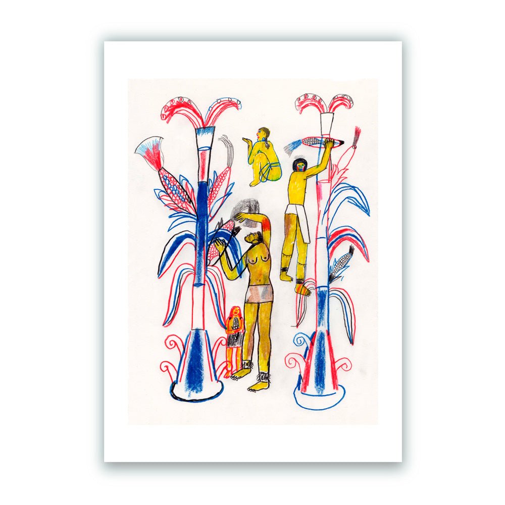 Récolte du Maïs Giclée Print