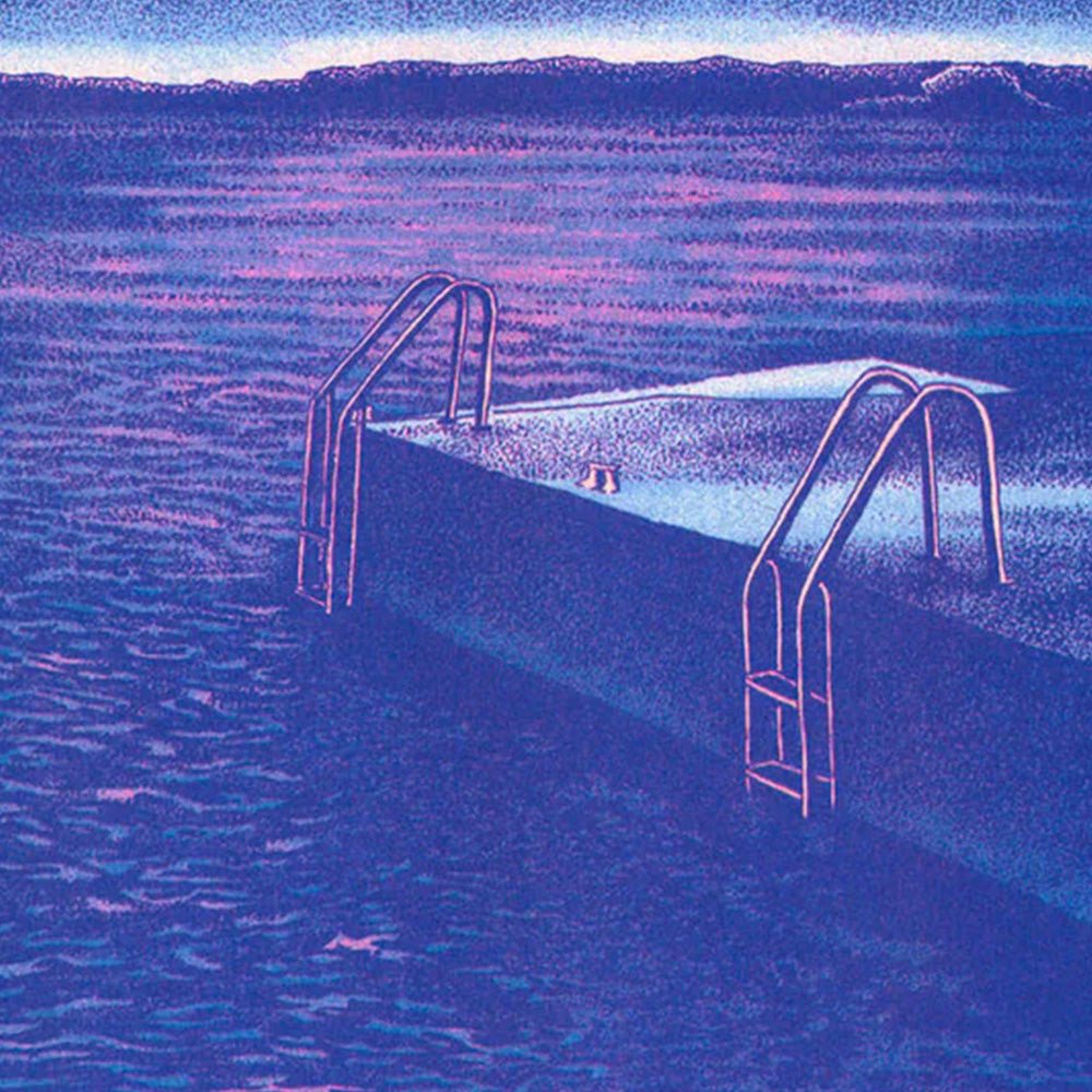 The Midnight Bath Risografía A3