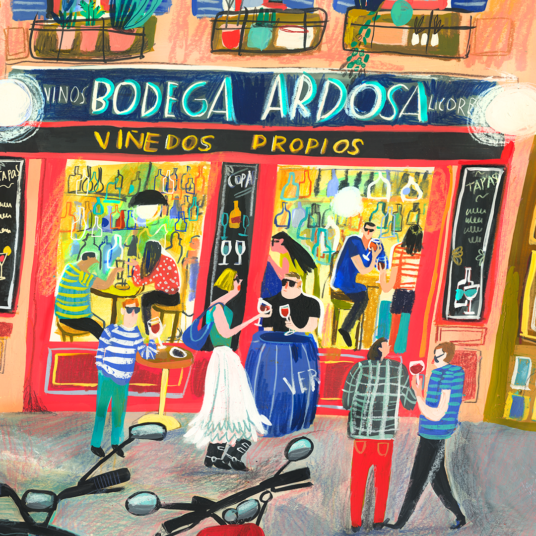 Bodega de la Ardosa Impression Giclée Horizontale