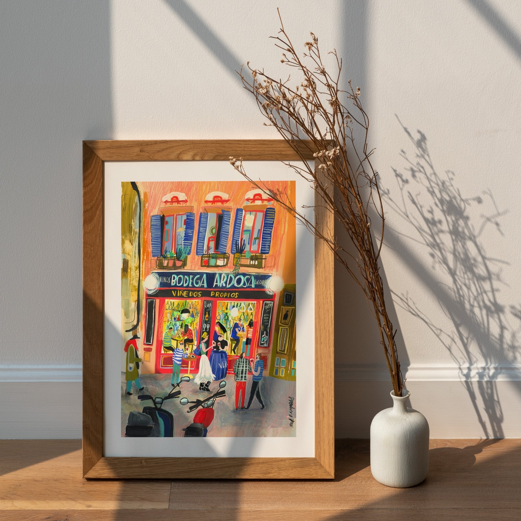Bodega de la Ardosa Impression giclée verticale
