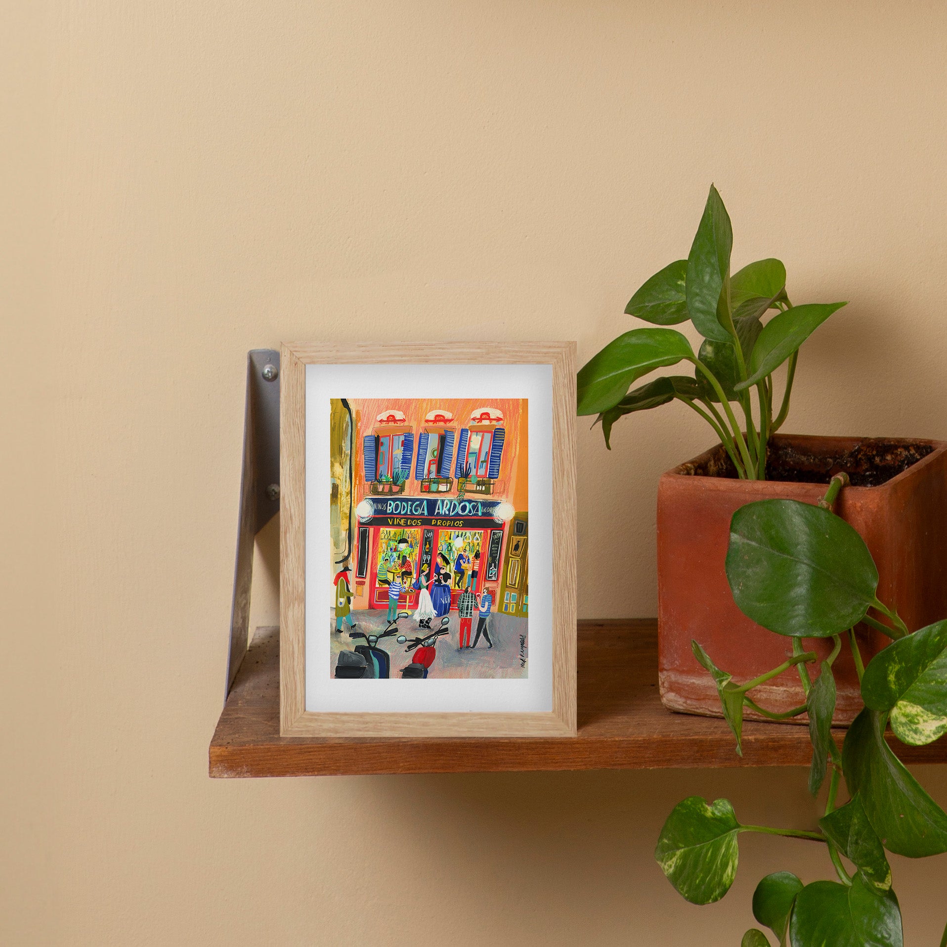 Bodega de la Ardosa Impression giclée verticale