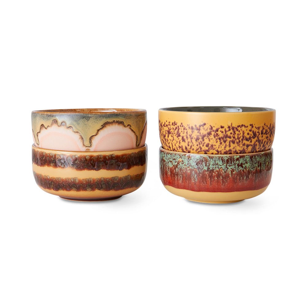 70s Ceramics: Dessert Bowls - Harbour (set de 4)