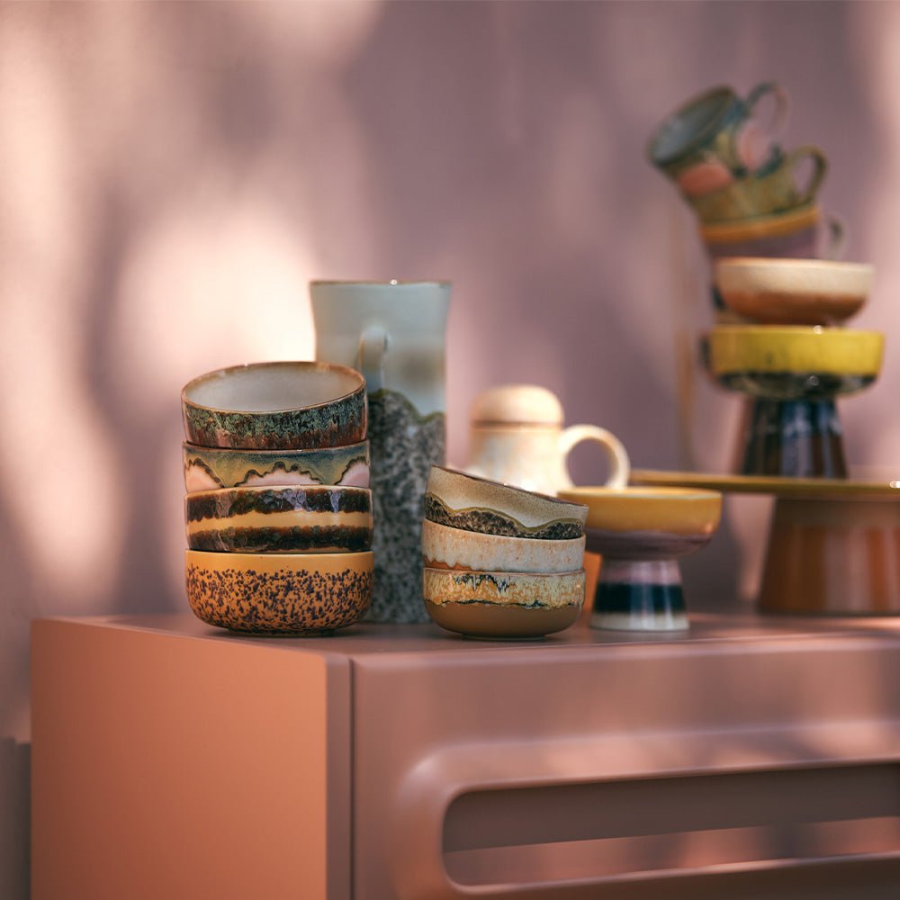 70s Ceramics: Dessert Bowls - Harbour (set of 4)