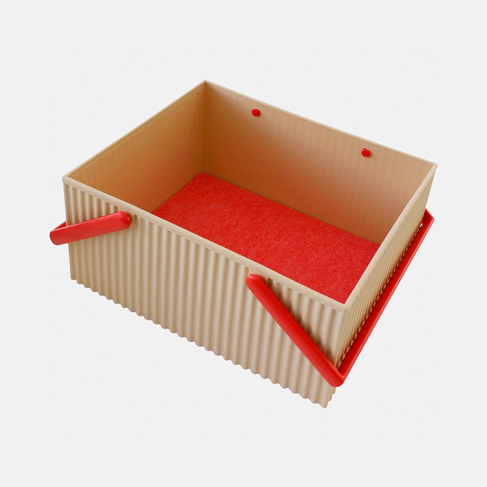 Caja Almacenaje Omnioffre Scandinavian L - Cafe Au Lait