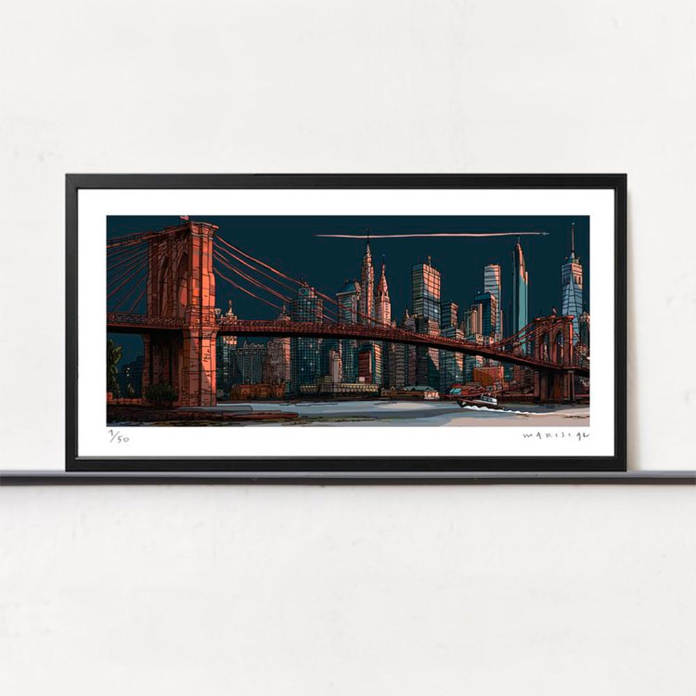 Le Pont de Brooklyn Fine Art Print