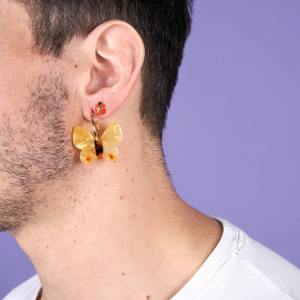 Pendientes Mariposa Amarilla