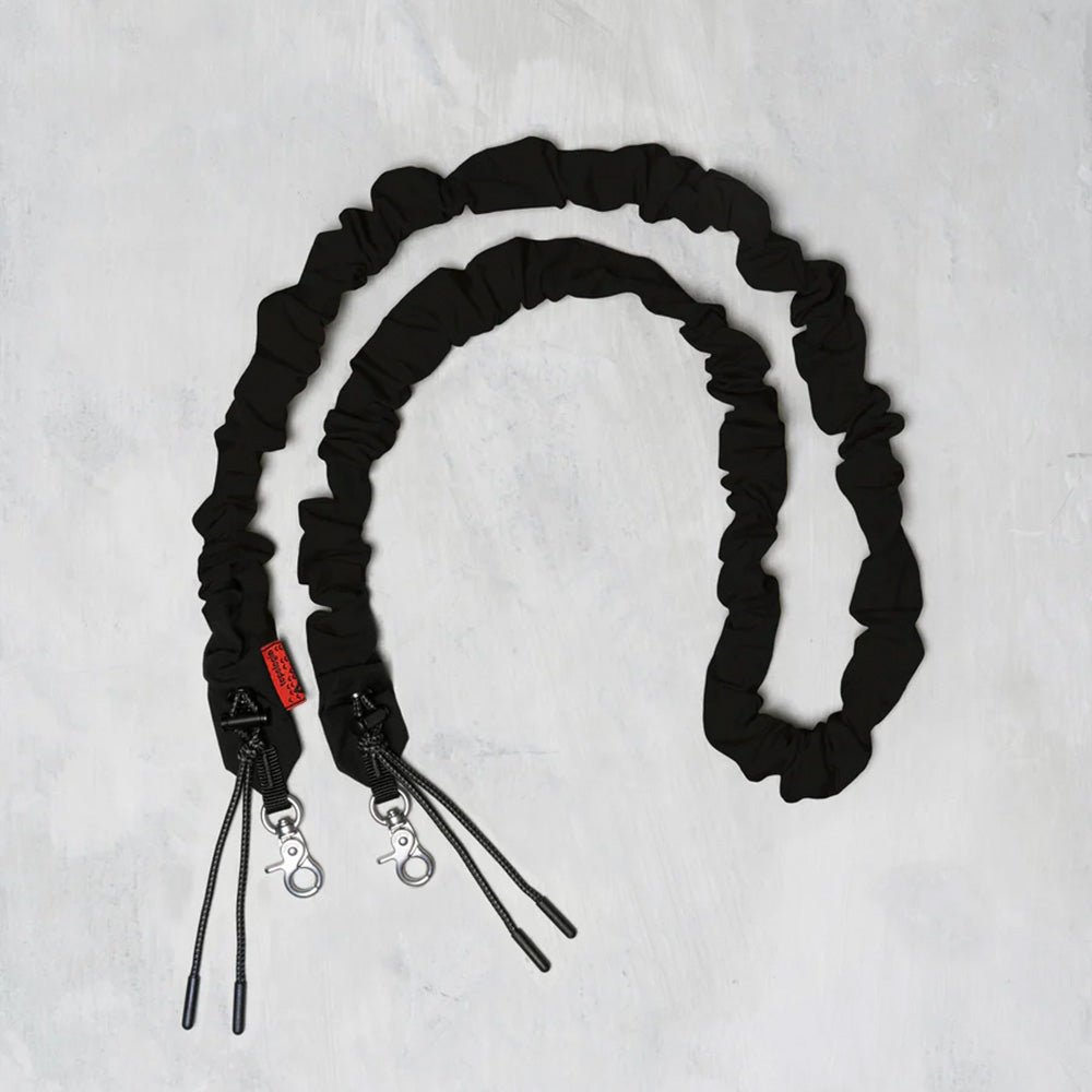 Bungee Strap Black Tech Sateen