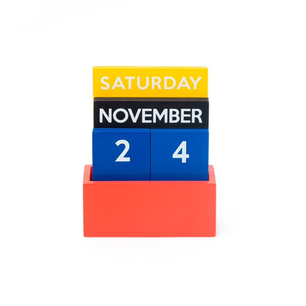 Petit calendrier perpétuel multicolore