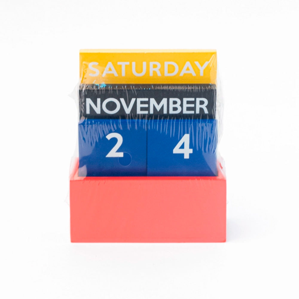 Petit calendrier perpétuel multicolore