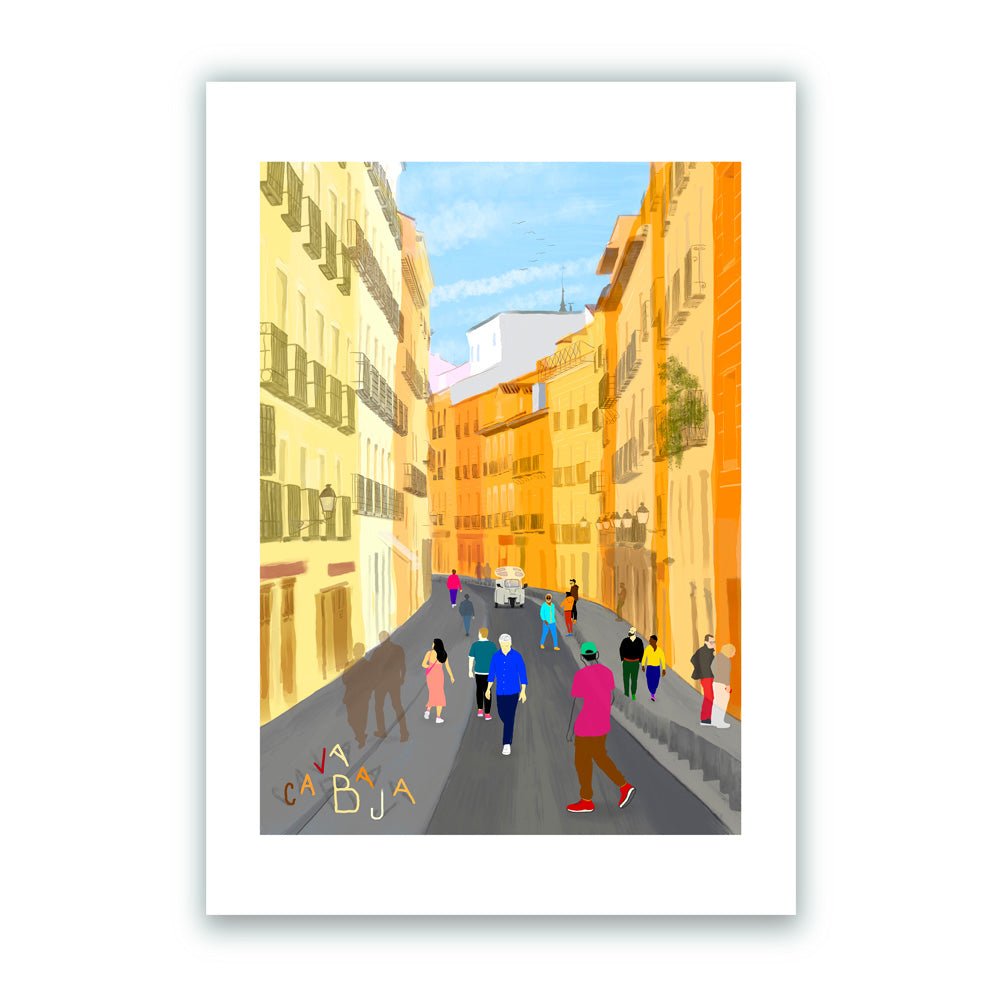 Cava Baja, Letras Impresión Giclée