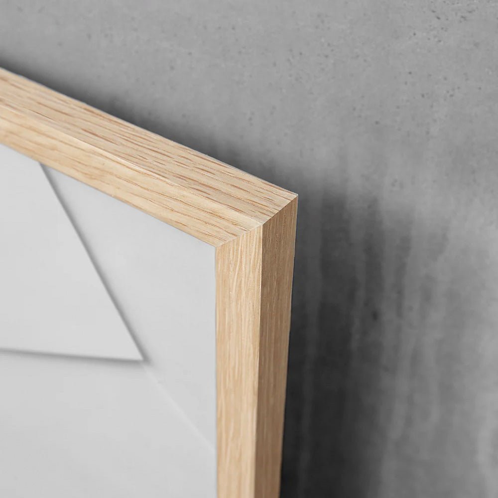 Marco de Madera E 30x40 Roble - Acrílico Antirreflejos Premium
