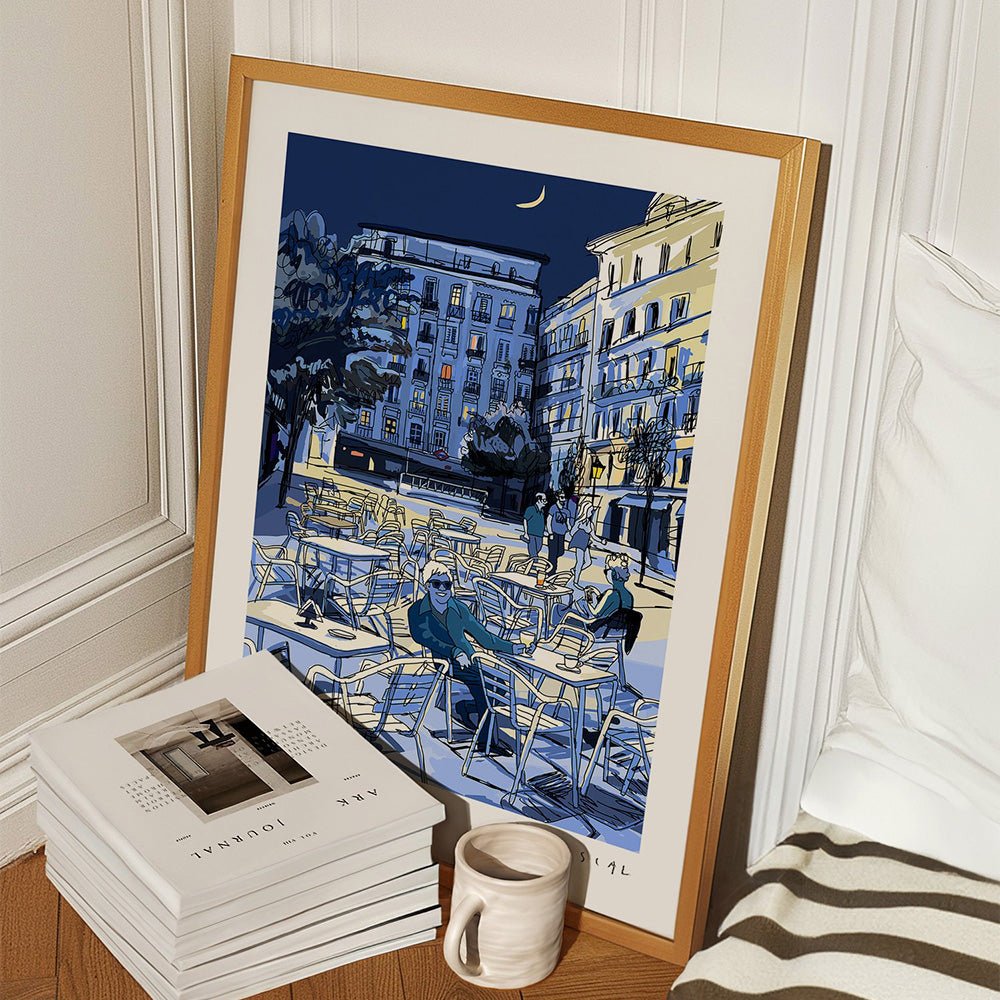 Impression sur papier d'art « Nuit à Chueca »