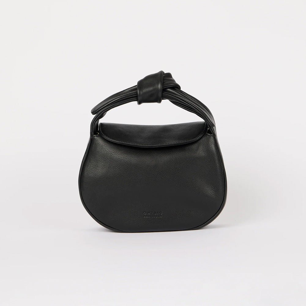 Bolso Coco Croissant Soft Grain Negro