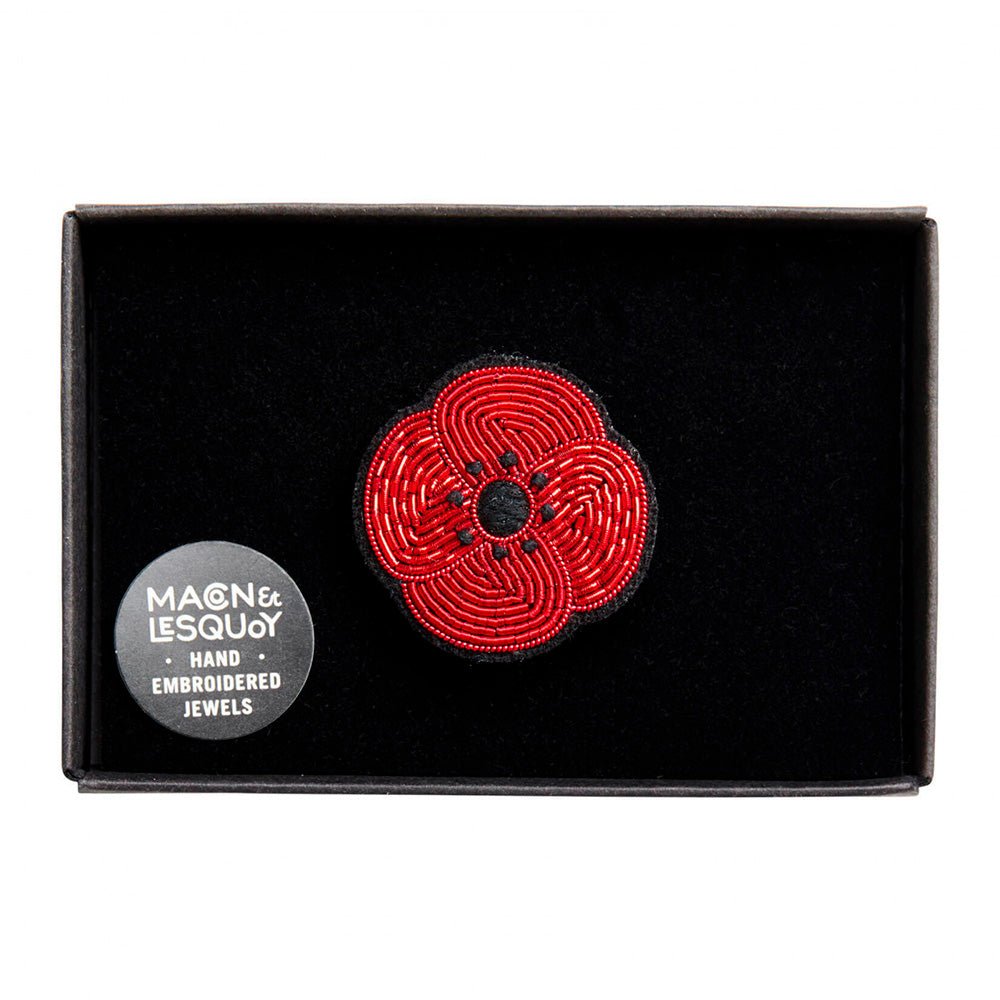 Mini Amapola Broche Hecho a Mano
