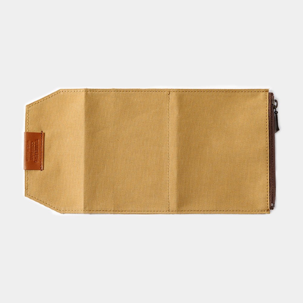 TF Recambio Tela de Algodón con Cremallera Beige - Tamaño Pasaporte