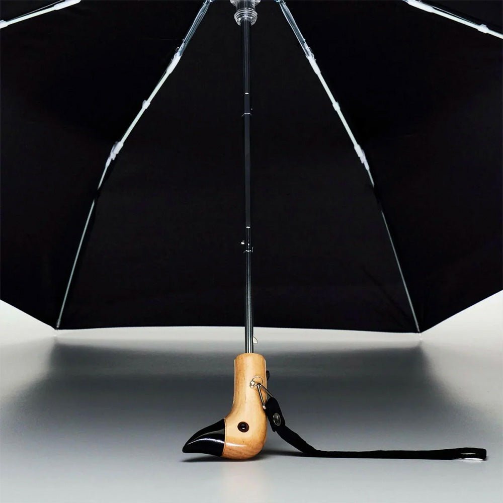 Umbrella Black Compact Eco Friendly