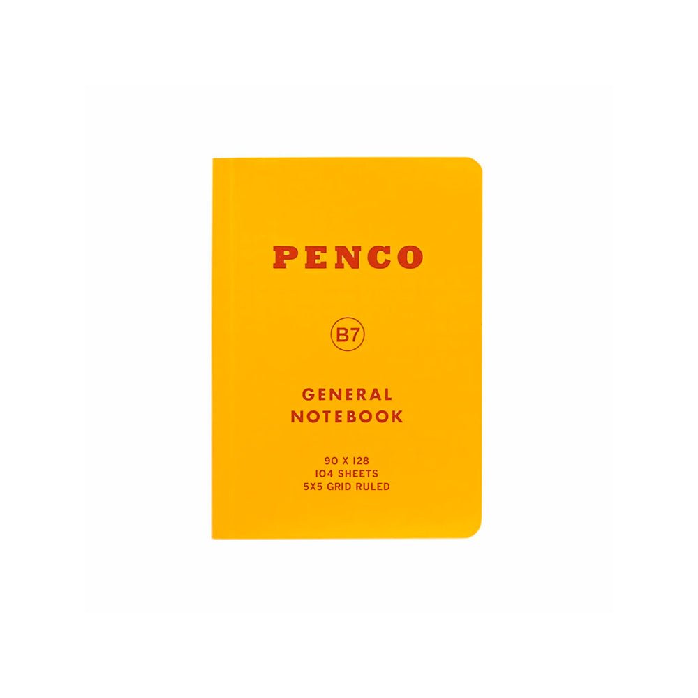Soft PP Notebook B7 Grid Yellow