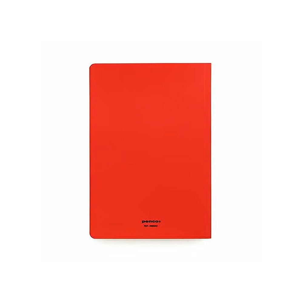Cahier souple PP B6 quadrillé rouge