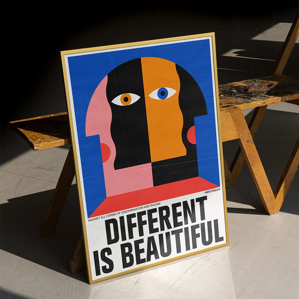 Different is Beautiful Impresión Giclée
