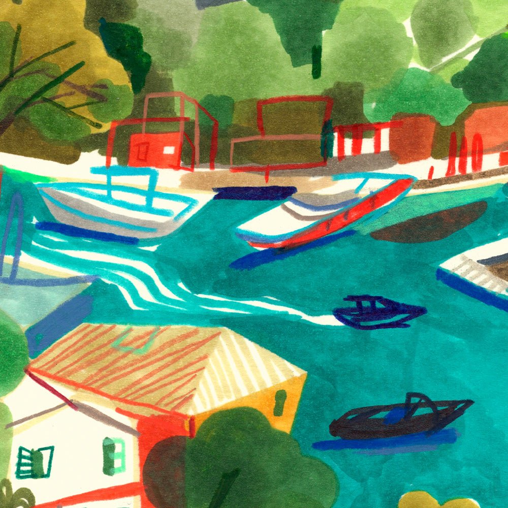 Impression Giclée « Été de rêve dans le sud de l'Italie »