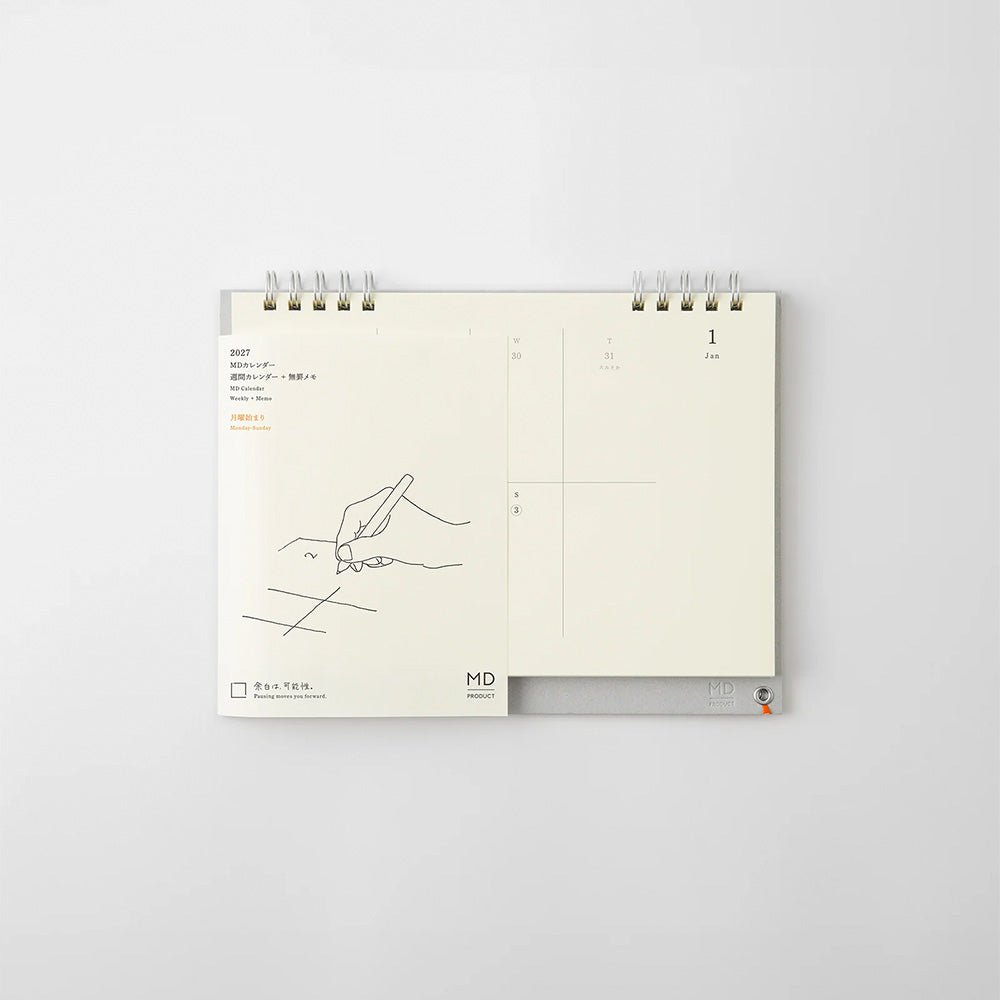 MD Calendario de Escritorio Semanal 2027