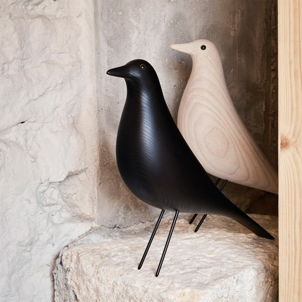 Eames House Bird Fresno Negro Ceniza