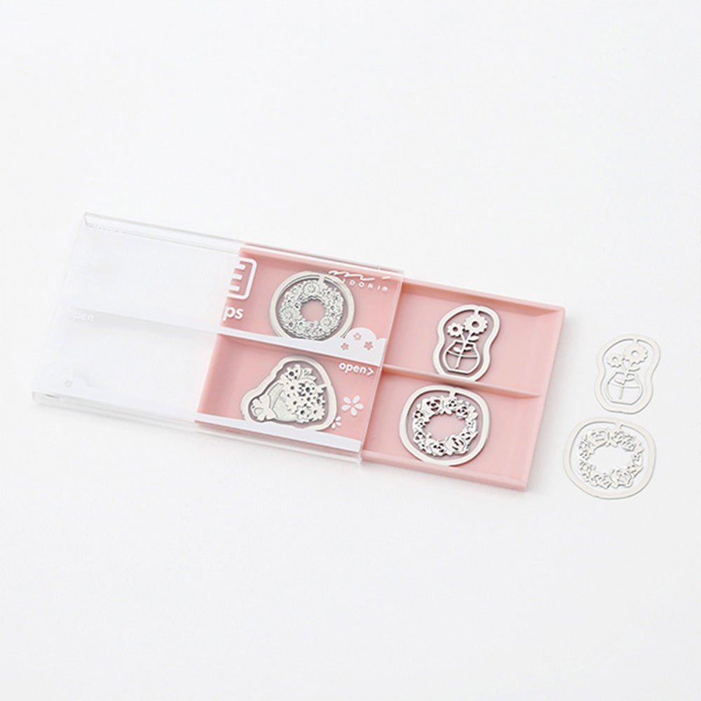 Etching Clips Flowers