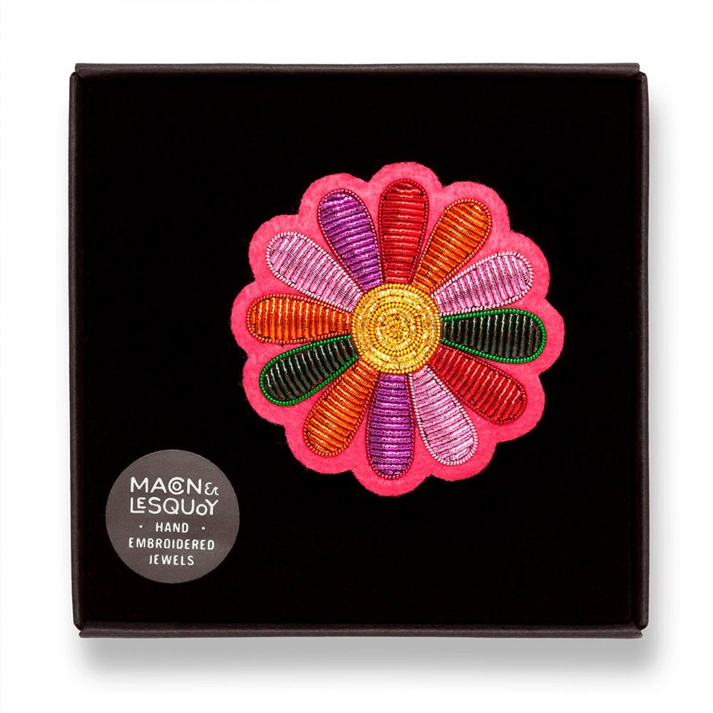Funky Daisy Broche Hecho a Mano