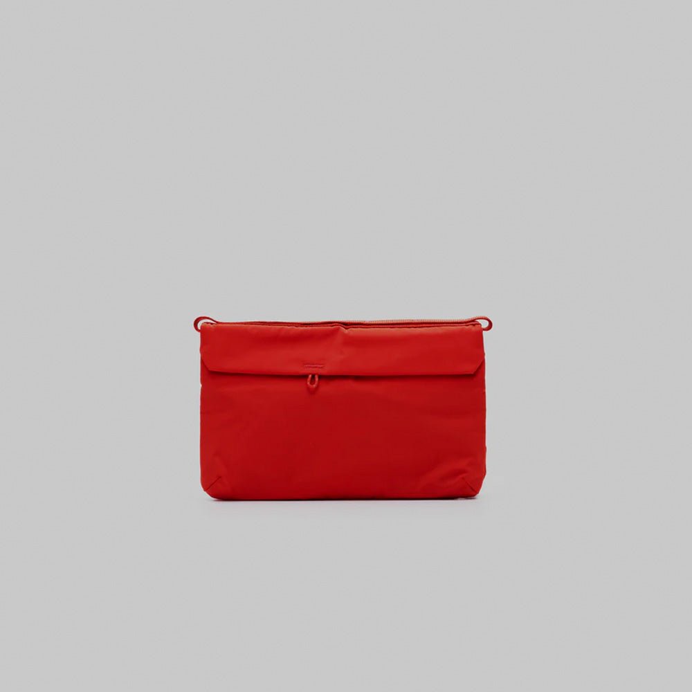 Petit sac plat rouge