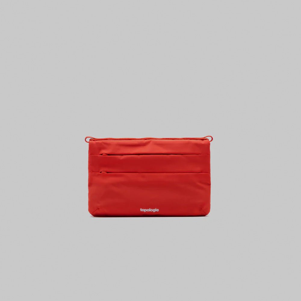 Flat Sacoche Small Topologie Red Tech Sateen