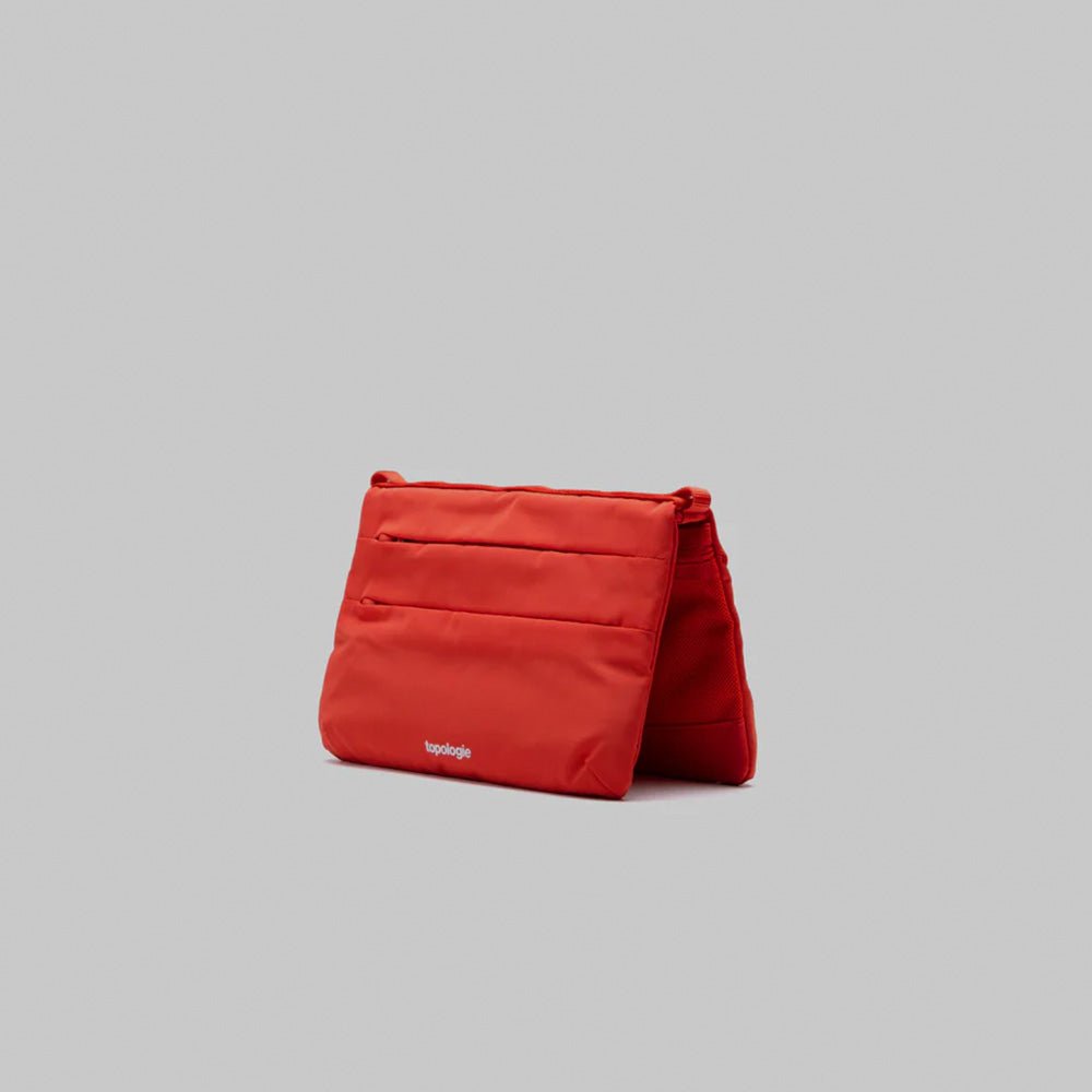 Flat Sacoche Small Topologie Red Tech Sateen