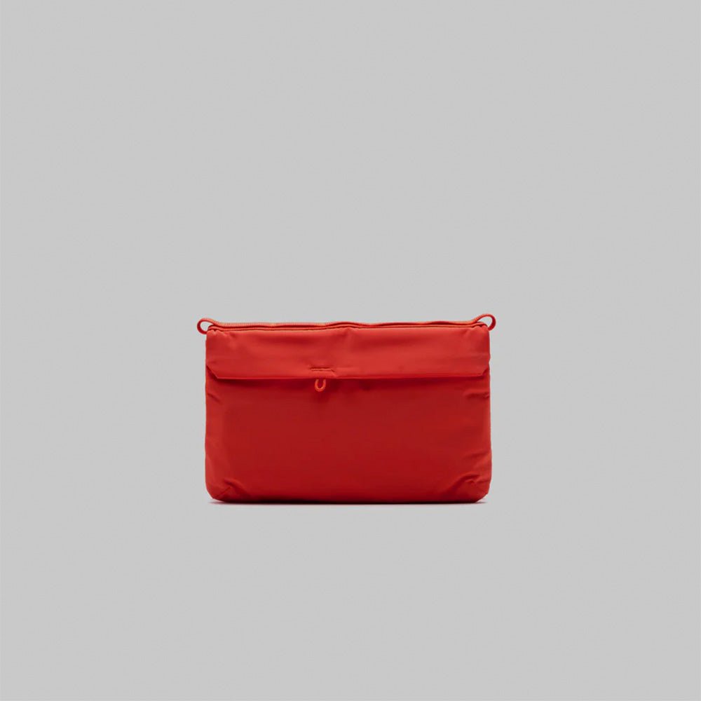 Flat Sacoche Small Topologie Red Tech Sateen