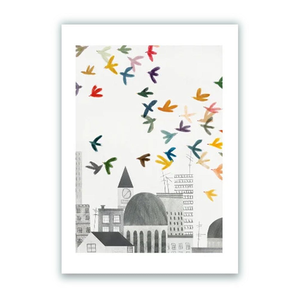 Grey City Impresión Giclée