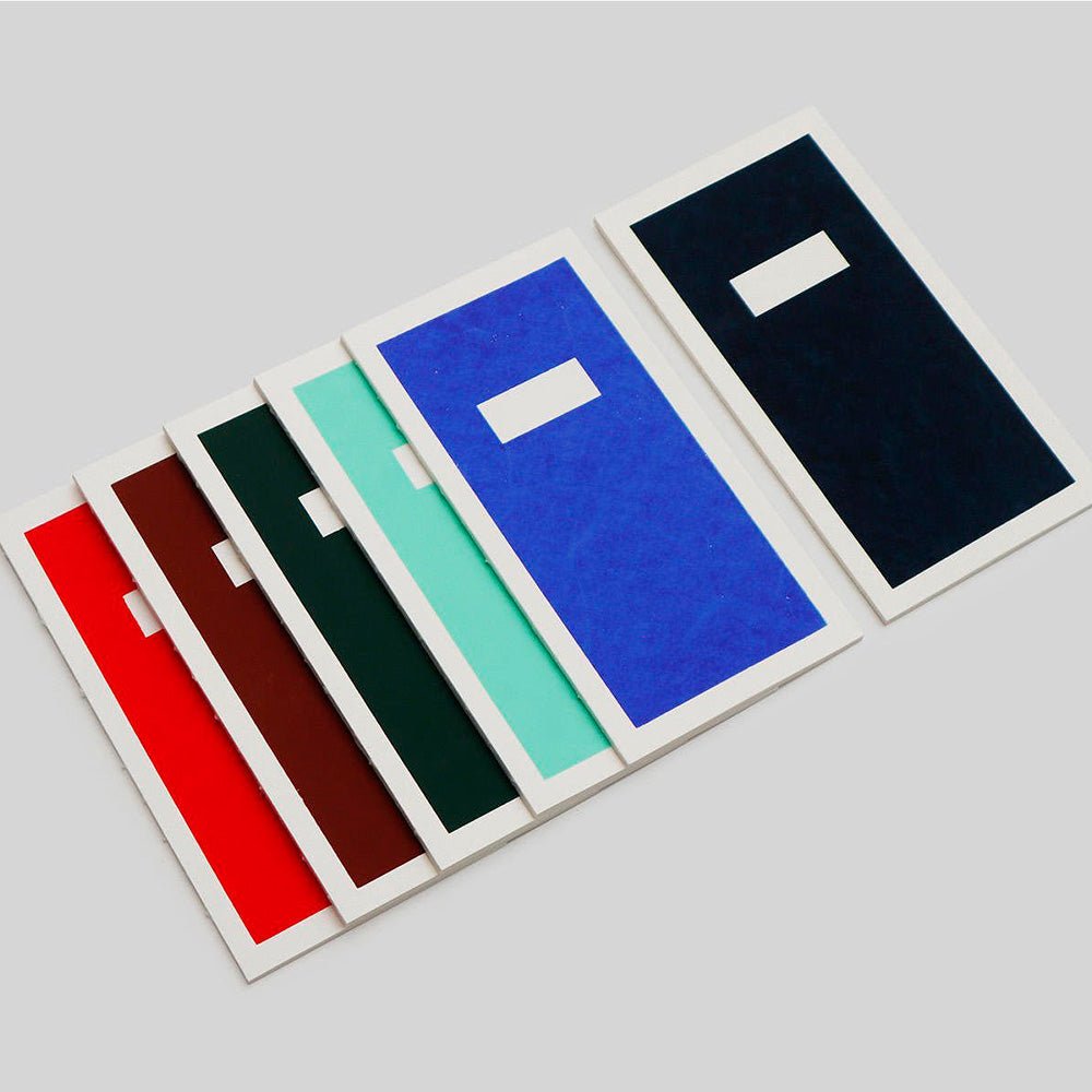 Cahier de voyage en coffret couleur menthe unie