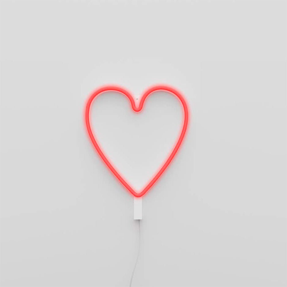 Lámpara Led de Neon - Corazón Rojo