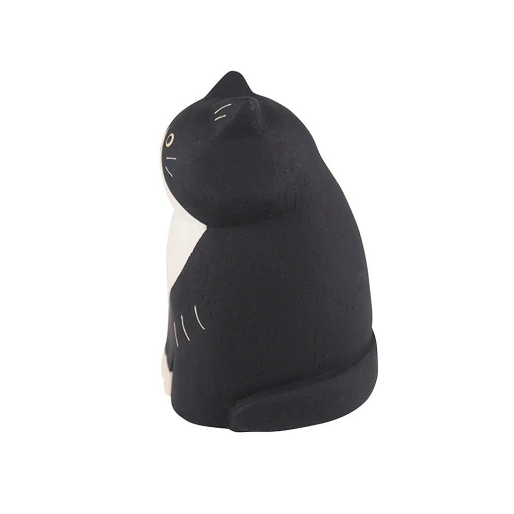 Long Black Hair Hachiwara Animal de Madera Pole Pole