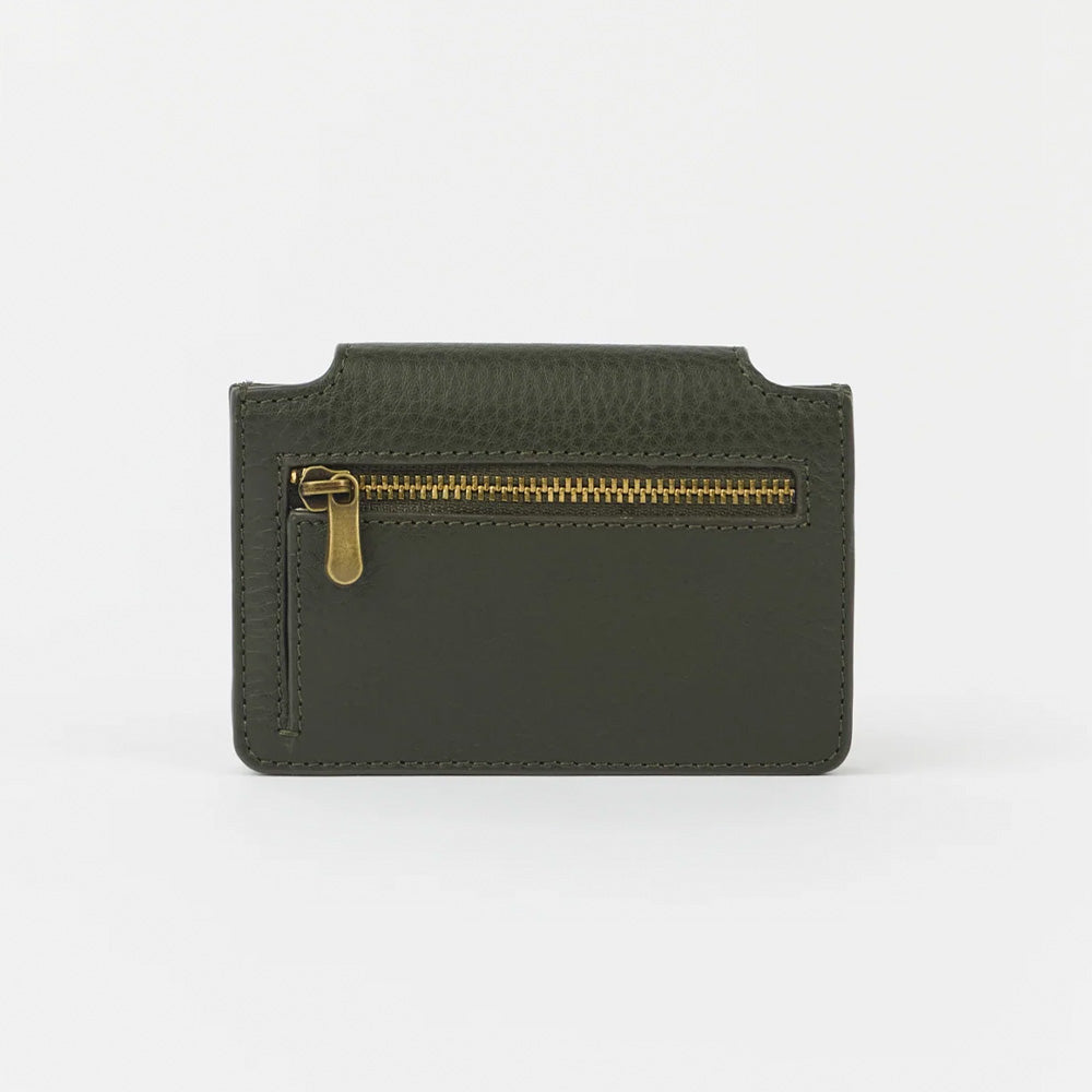 Harmonica Wallet Soft Grain Moss