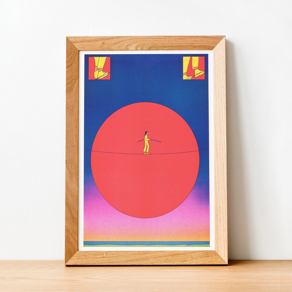 If You Could, Would You Choose To See The Future? Risografía A3